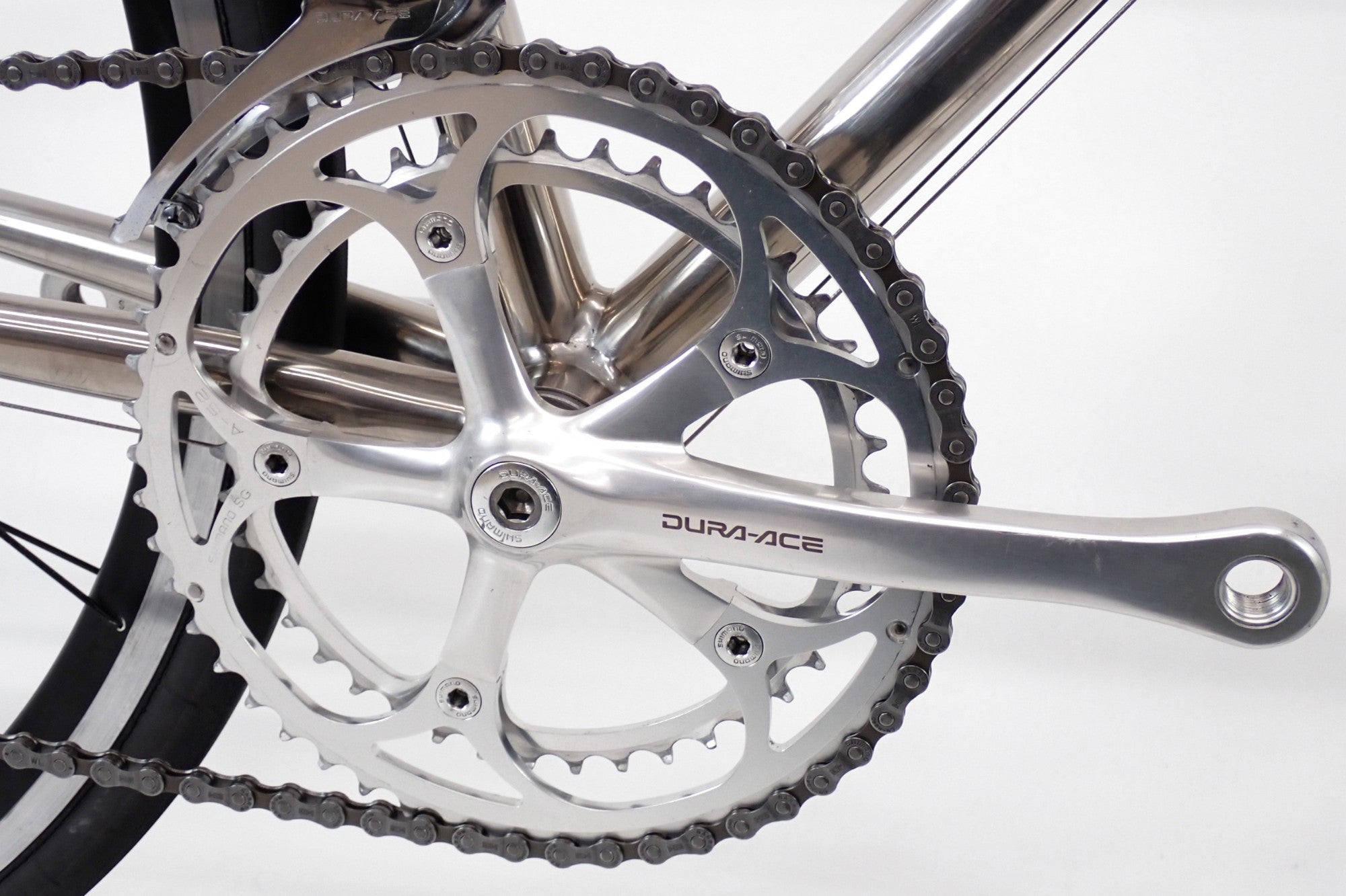 中古自転車メーカー不明 ブランド不明 チタンロードバイク 年式不明 / 伊勢崎店