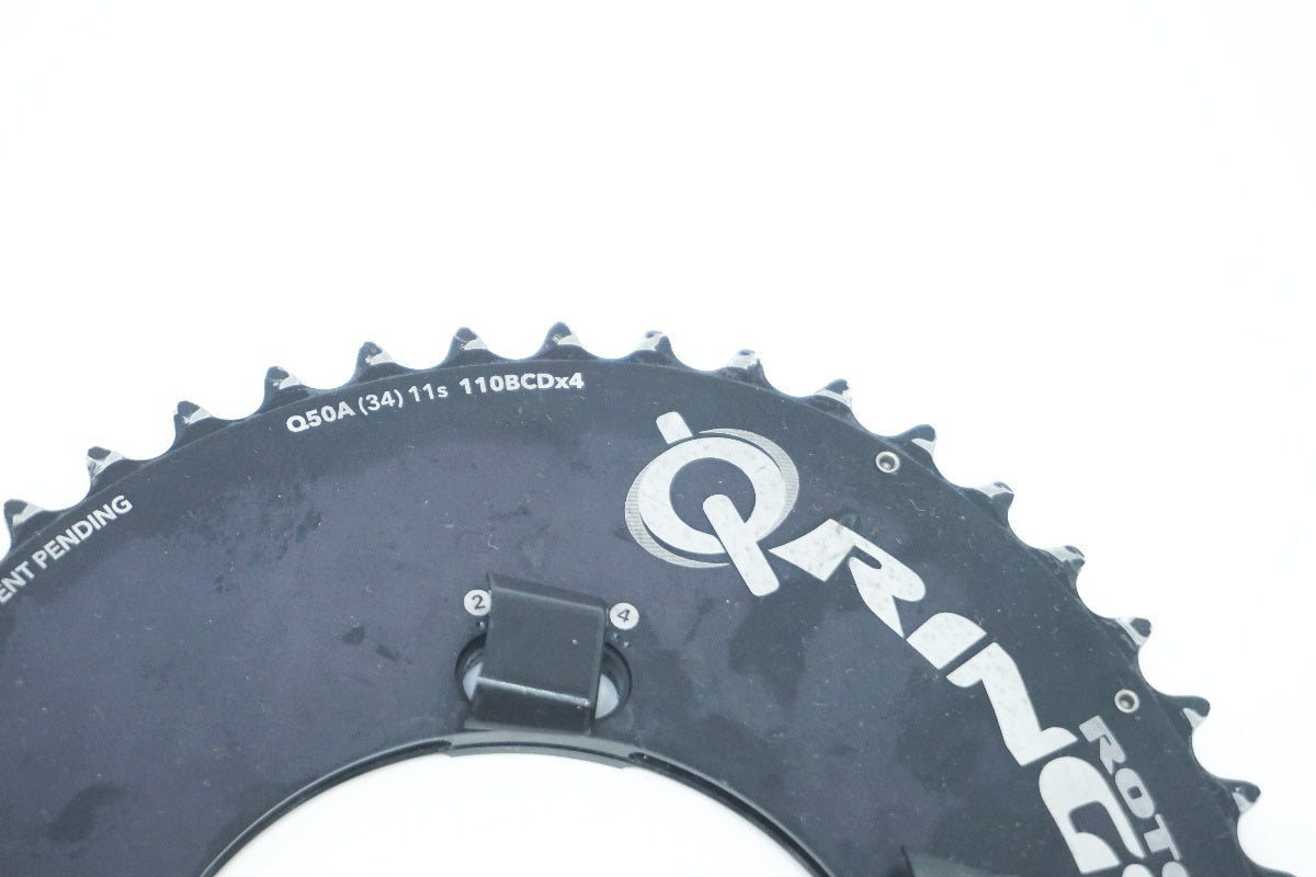 ROTOR 「ローター」 QRINGS 50-34T チェーンリング / 大阪美原北