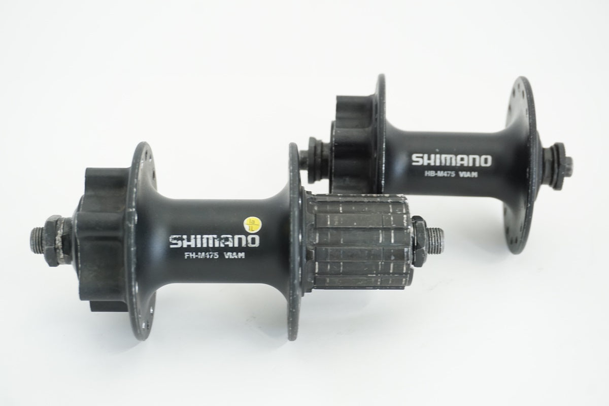 ジャンク SHIMANO 「シマノ」 HB-M475 FH-M475 前後ハブセット / 京都八幡店