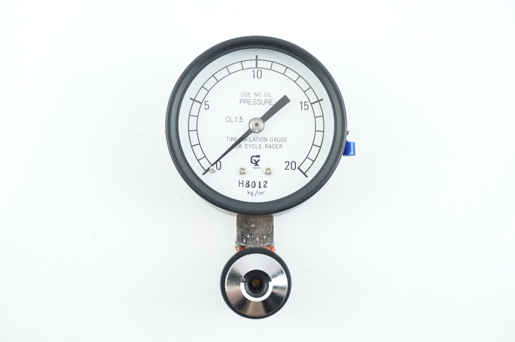 山崎計器製作所 「ヤマザキケイキセイサクジョ」 フレンチバルブ専用 空気圧ゲージ / 中目黒店