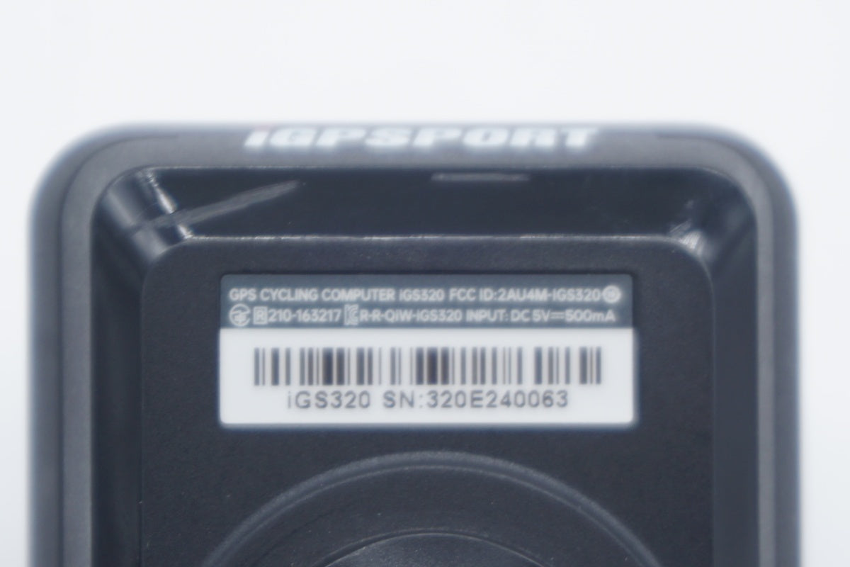 IGPSPORT 「アイジーピースポーツ」 IGS320 サイクルコンピューター / 滋賀大津店