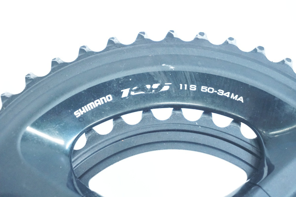 シマノ 105 FC-5800-S　165mm50×34　シルバー　新品 SHIMANO 105 FC−5800 クランク 50-34T 170mm