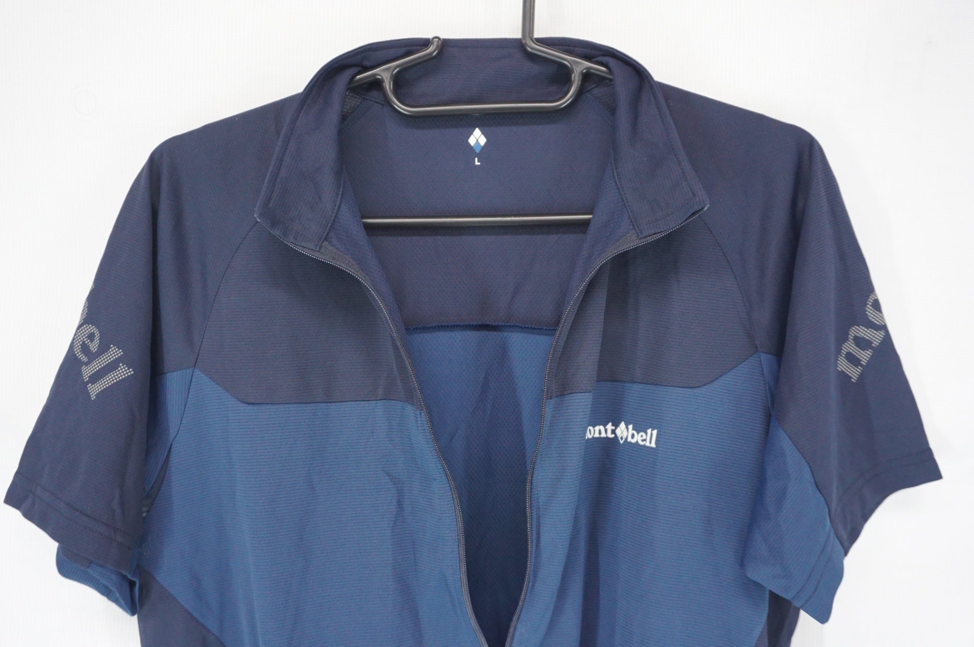 MONT-BELL 「モンベル」 サイクール ショートスリーブジップシャツ Men's Lサイズ ジャージ / 阪急塚口店