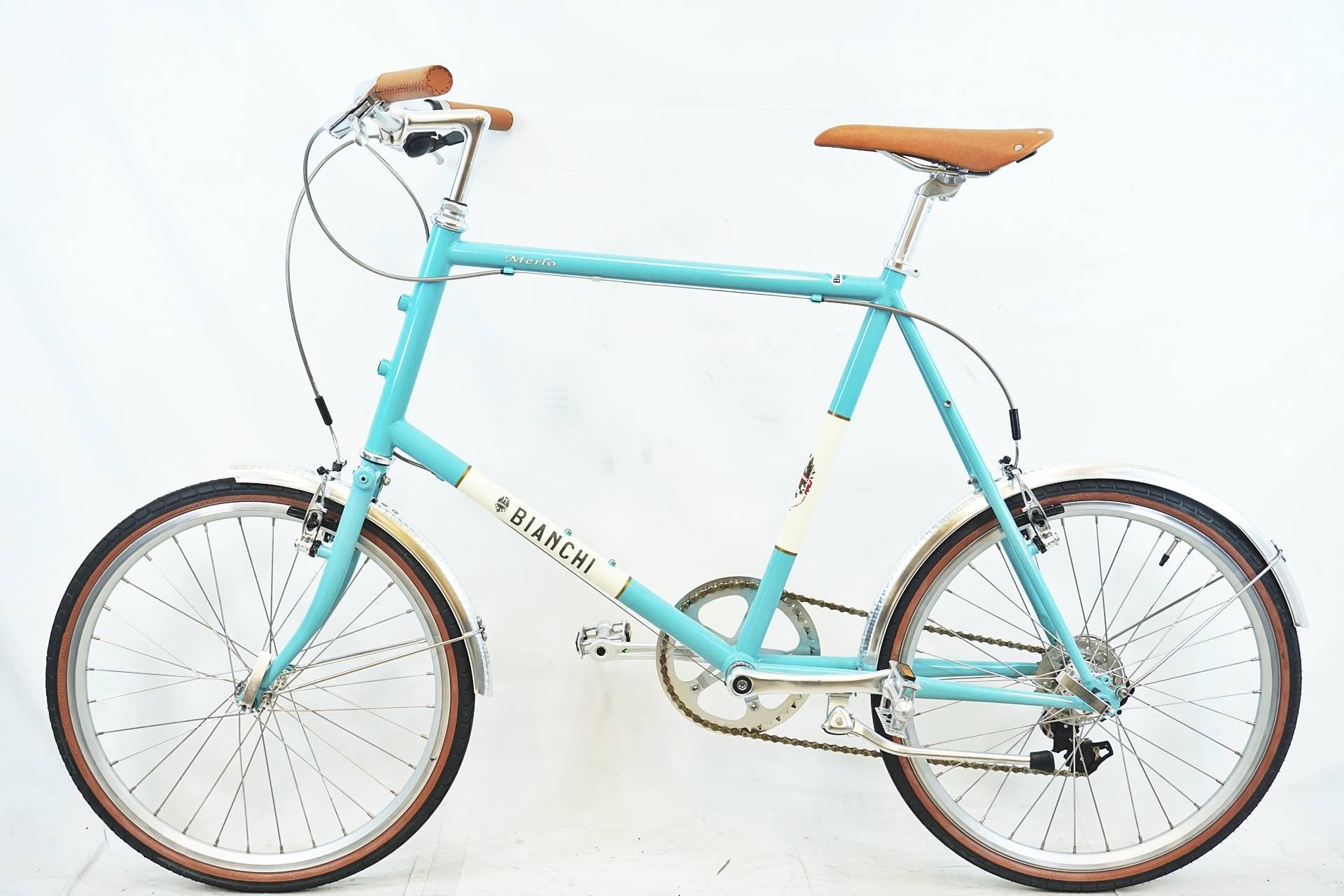 純正 ビアンキ ミニベロ 7 メルロー 亀甲フェンダー 前後セット 20 BIANCHI 「ビアンキ」 MINIVELO7 2019年モデル 20インチ