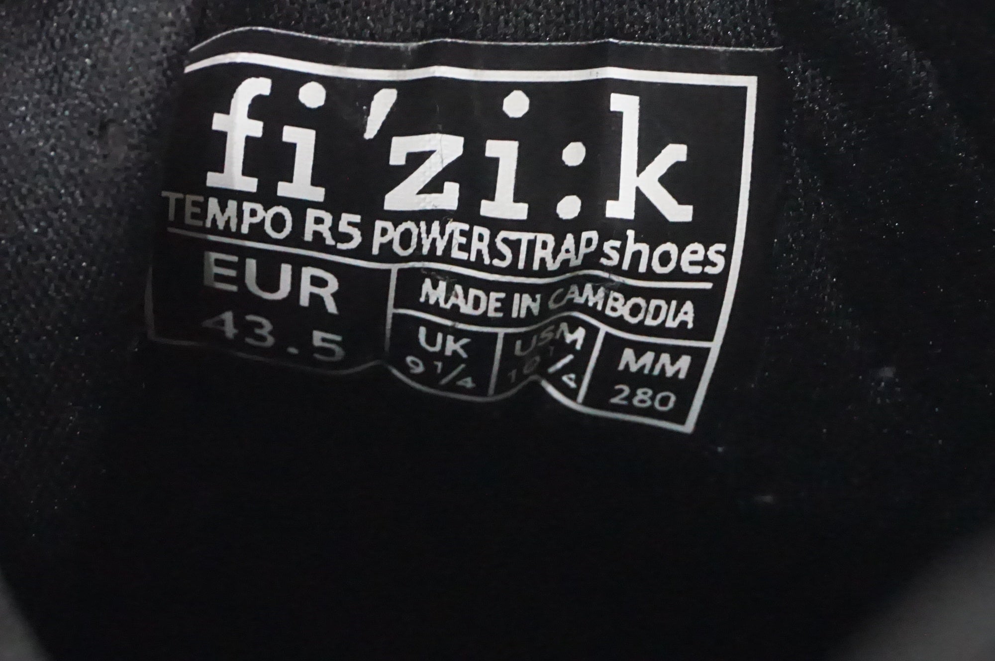 FIZIK 「フィジーク」 TEMPO R5 POWER STRAP 43.5サイズ シューズ / AKIBA店