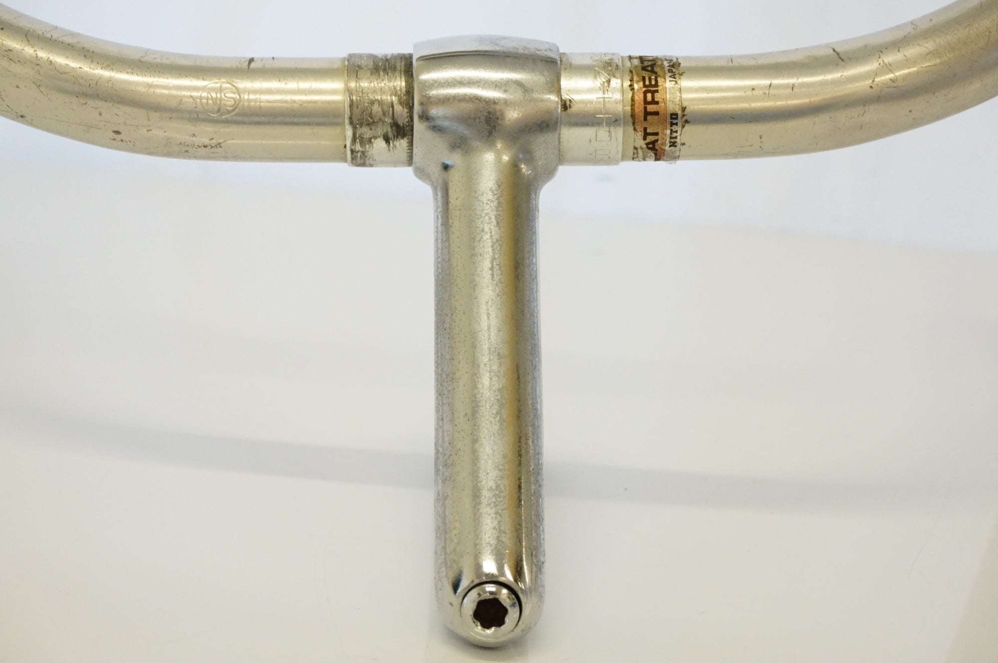 パーツ njs B123 CrMo 370mm NITTO 「ニットー」 B123 NJS 370mm φ22.2 110mm ハンドルステムセット