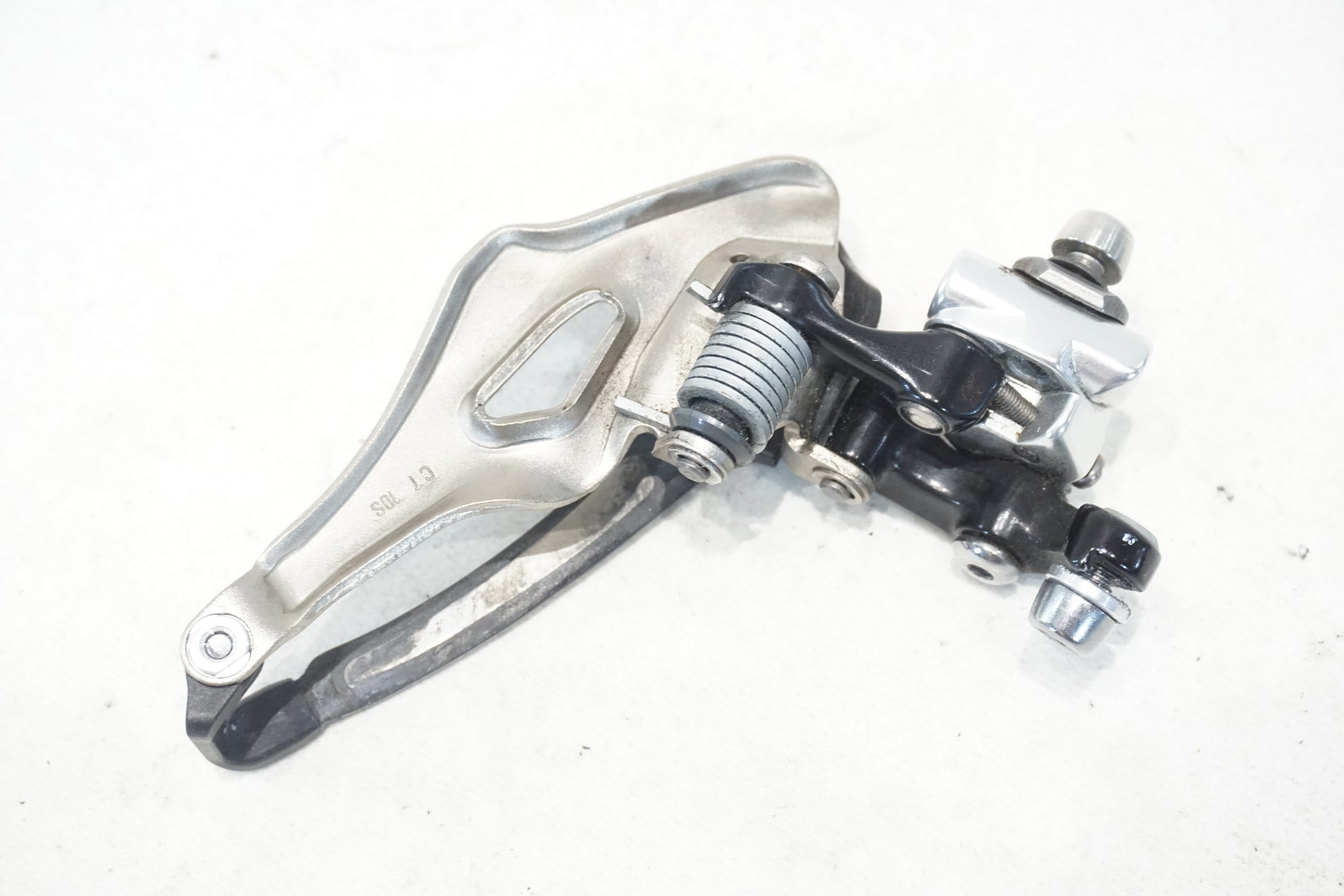 カンパニョーロ（Campagnolo）C-Record FD バンド式 中古美品 カンパニョーロ Campagnolo Cレコード フロントディレイラー