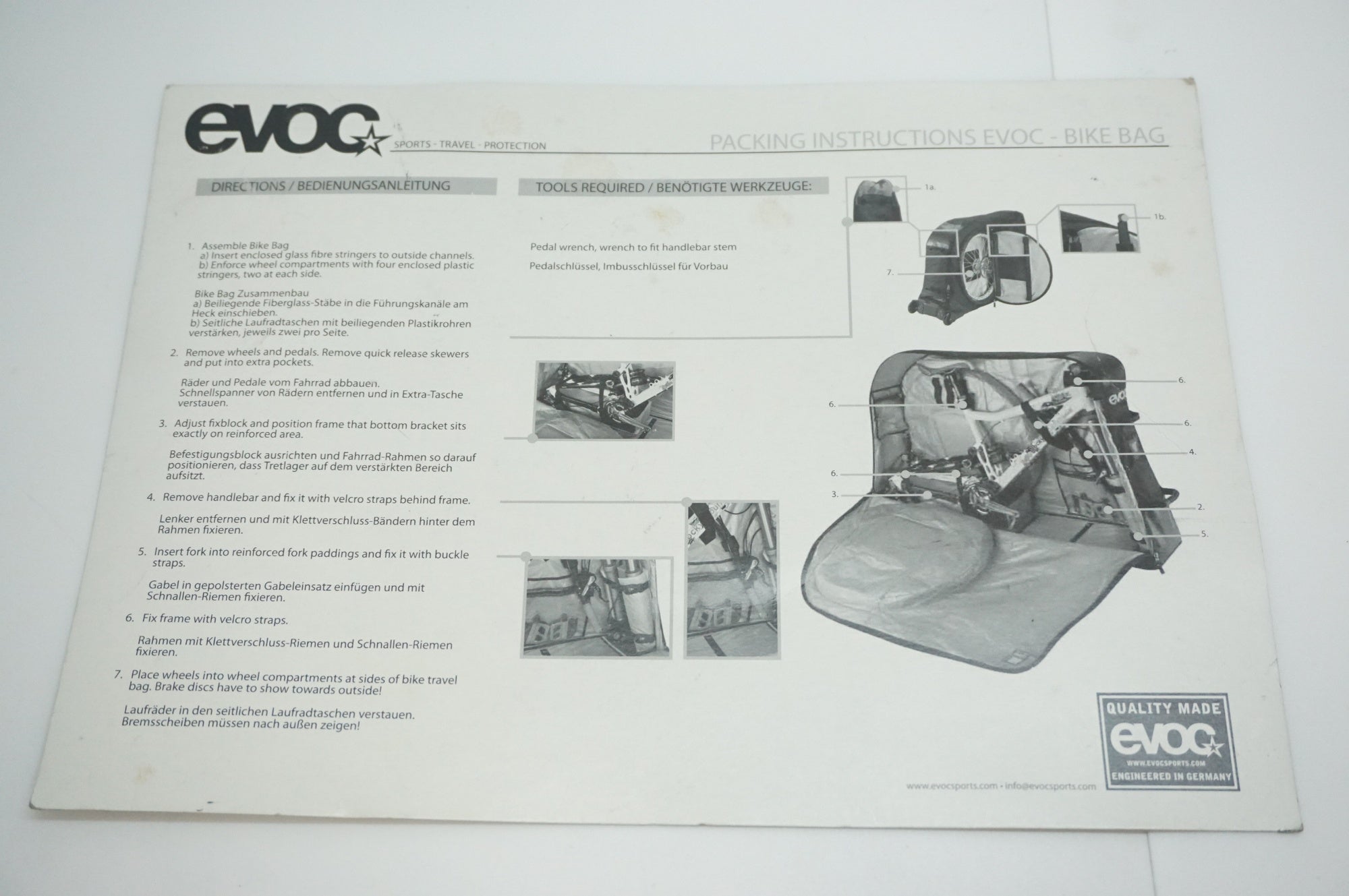 EVOC 「イーボック」 バイクトラベルバッグ / 福岡アイランドシティ店