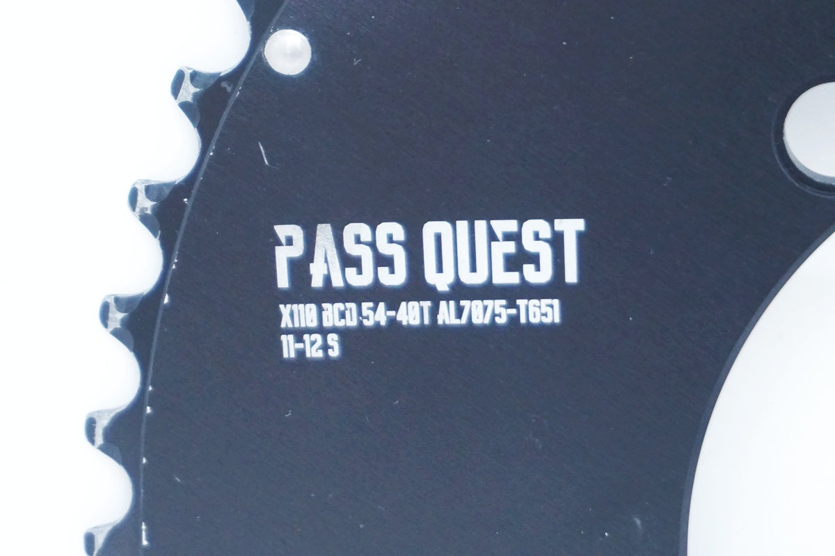 PASS QUEST 「パスクエスト」 54-40T チェーンリング / 大阪美原北インター店