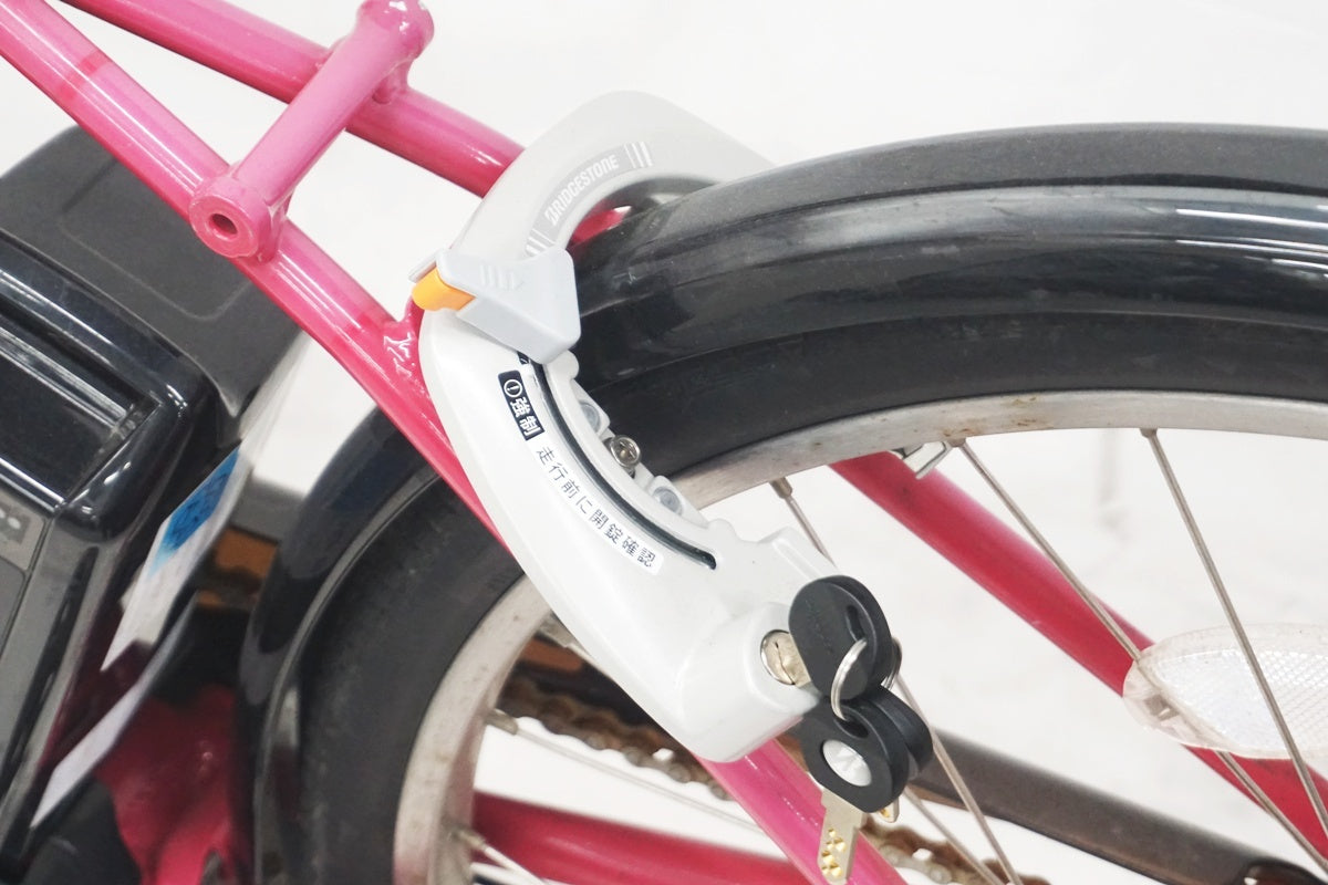 電動自転車 ブリヂストン アシスタ 26インチ オレンジ 6.6ah