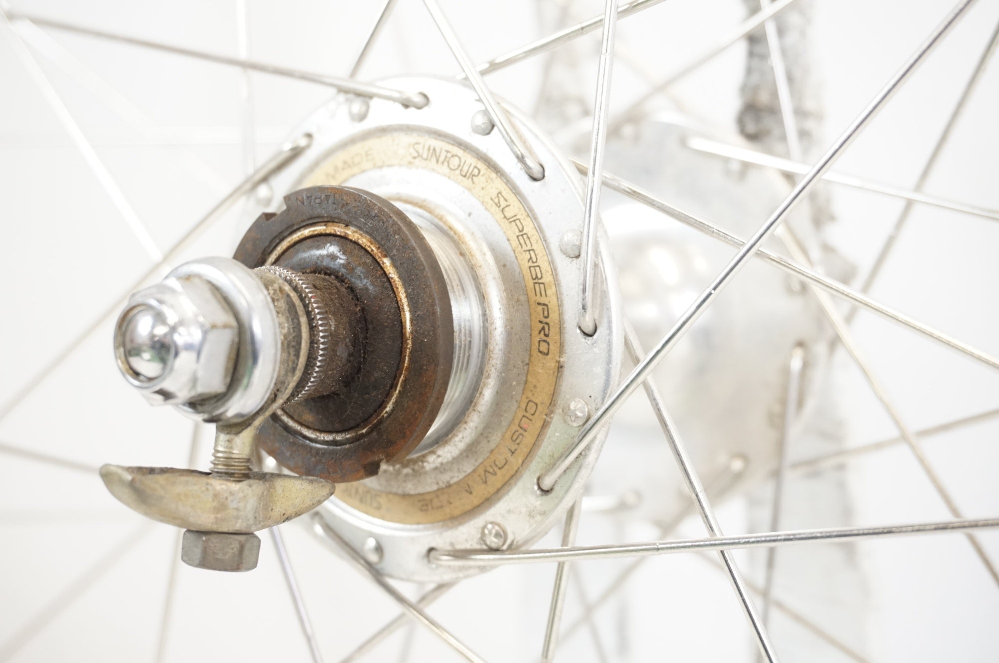 ARAYA 「アラヤ」 GOLD WORLD CHAMPION リム SUNTOUR SUPERBE PRO ハブ シングル ホイールセット / 宇都宮店