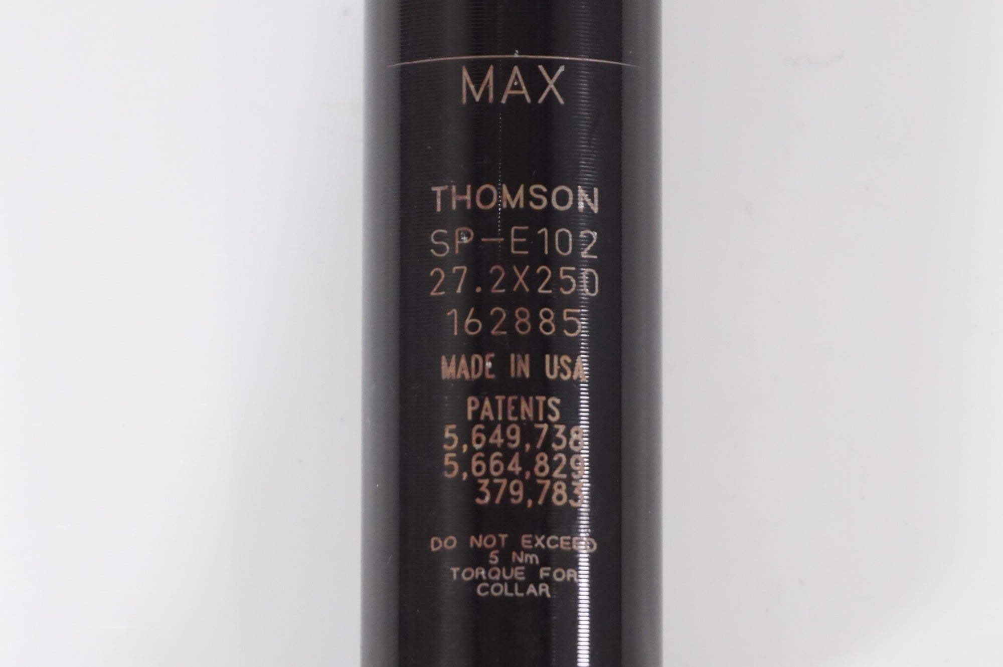 THOMSON 「トムソン」 ELITE SP-E102 φ27.2 250mm シートポスト / AKIBA店