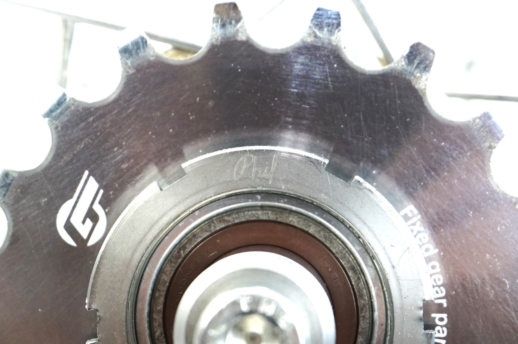 PHIL WOOD 「フィルウッド」 HIGH FLANGE TRACK HUB x H PLUS SON