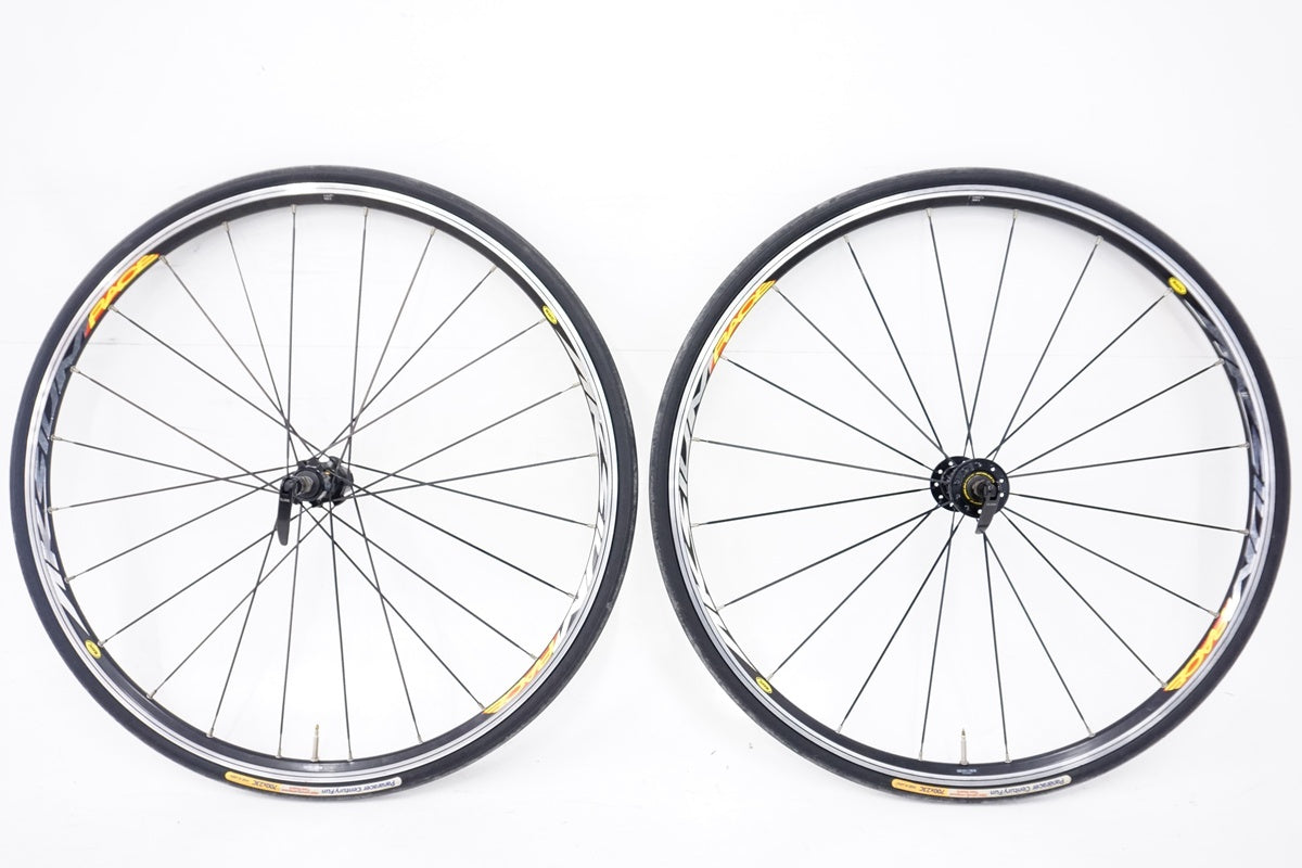 ◆マビックMavic AKSIUM RACE◆ホイール＆タイヤ美品◆ MAVIC「マビック」 AKSIUM RACE シマノ11速 ホイールセット