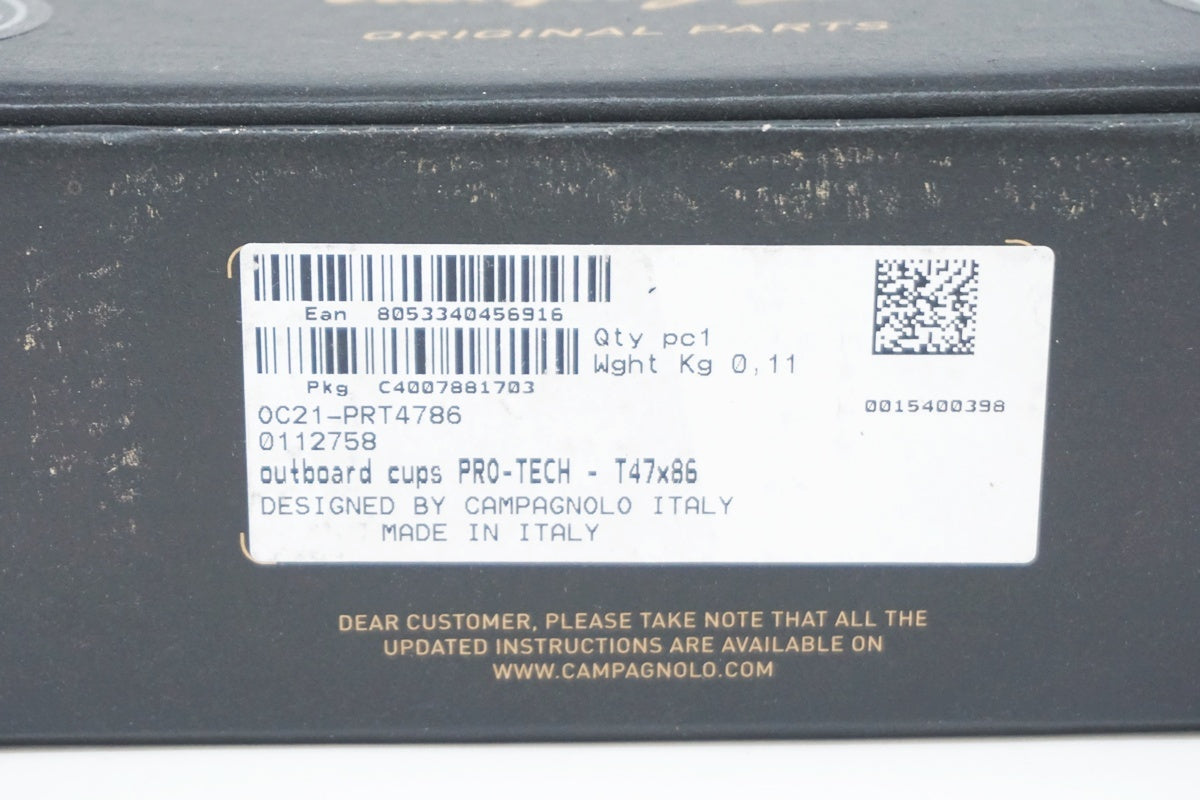 CAMPAGNOLO 「カンパニョーロ」 PRO-TECH CUPS ボトムブラケット / 大阪美原北インター店