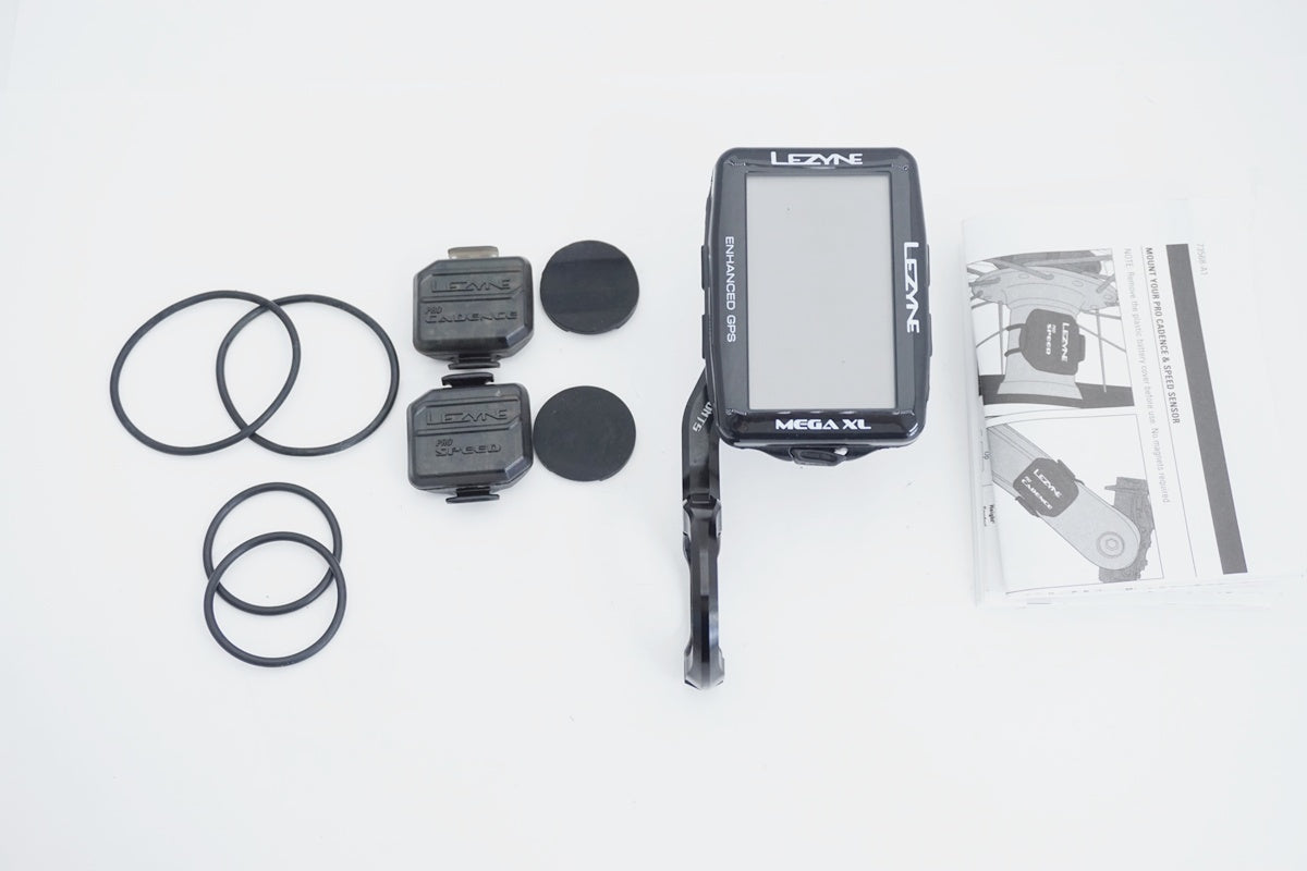LEZYNE 「レザイン」 ENHANCED GPS MEGA XL サイクルコンピューターセット / 京都八幡店