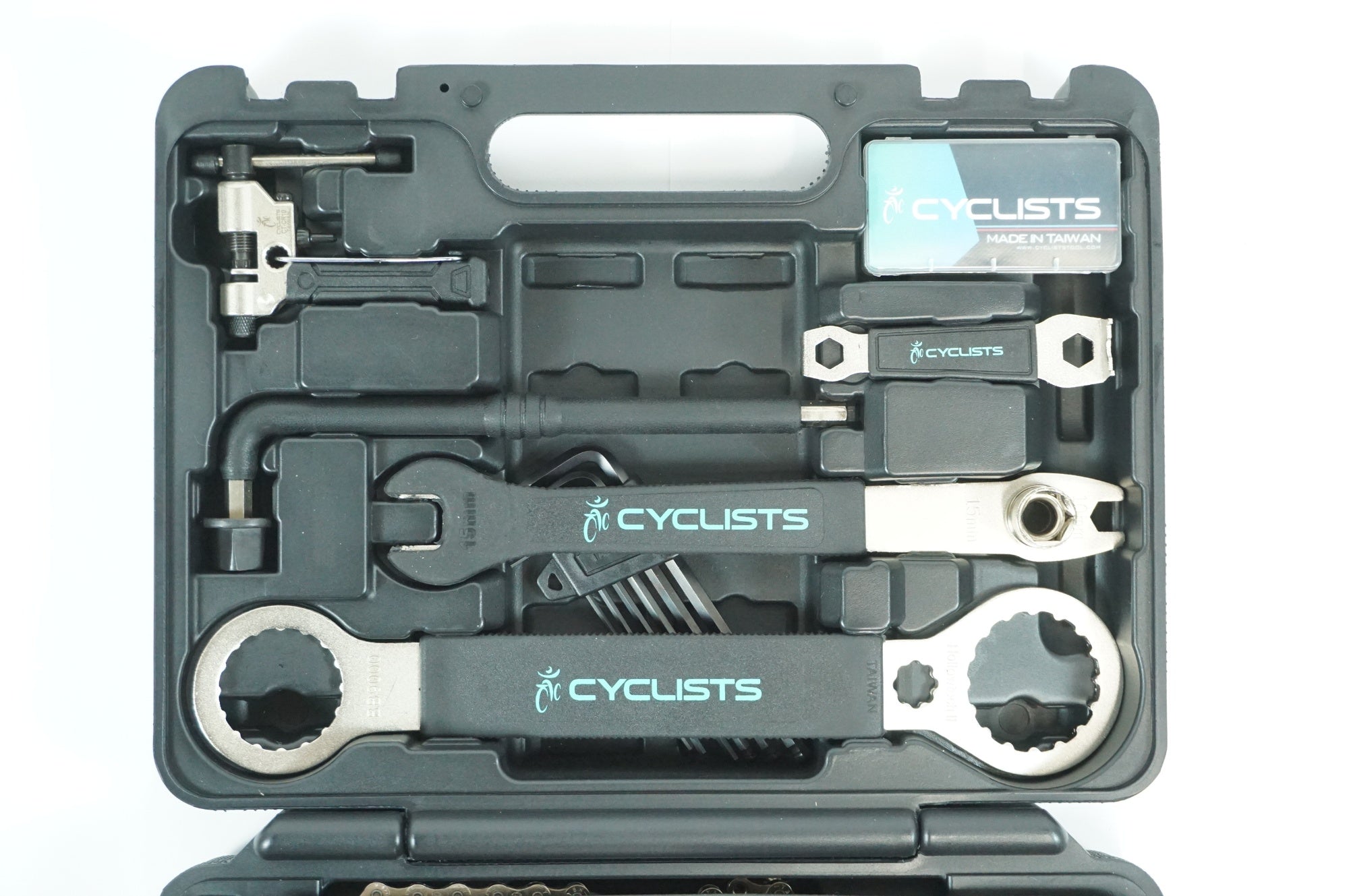 【ほぼ未使用】CYCLISTS 自転車専用工具セット 23点セット CYCLISTS 自転車専用工具セット 23点セット シマノ対応 ツールボックス