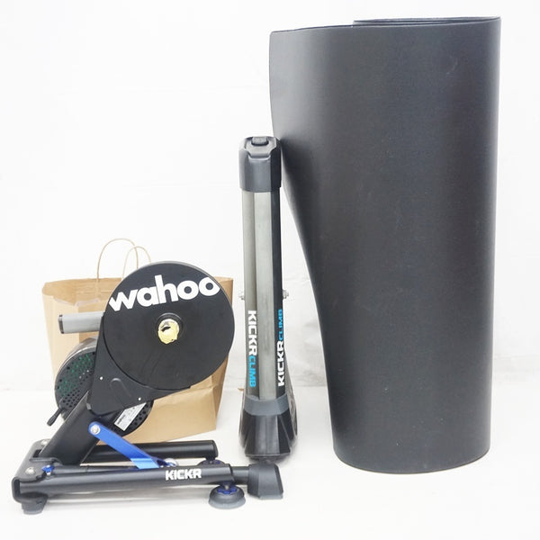 【美品】Wahoo KICKR V5 & KICKR CLIMB セット WAHOO 「ワフー」 KICKR V5 KICKR CLIMB セット スマート