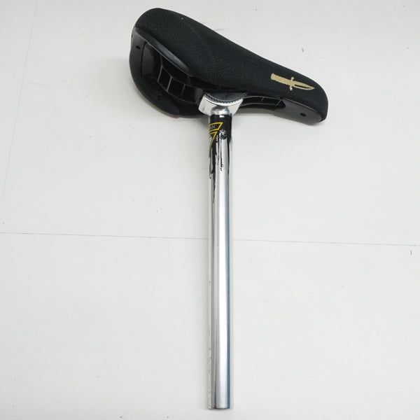 bmx パーツセット　フォーク　サドル　シートポスト　クランク　ペダル KINK 「キンク」 BMX サドル φ25.4 310mm シートポストセット / 福岡店