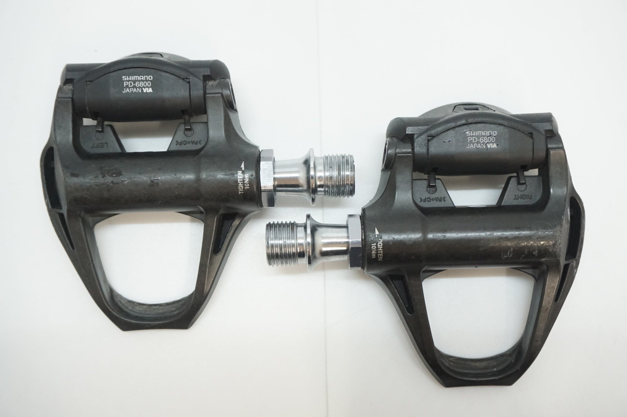 SHIMANO - SHIMANO PD-6800 中古&amp; SM-SH11 ２セット未使用 SHIMANO 「シマノ」 ULTEGRA PD-6800 ペダル / 福岡店