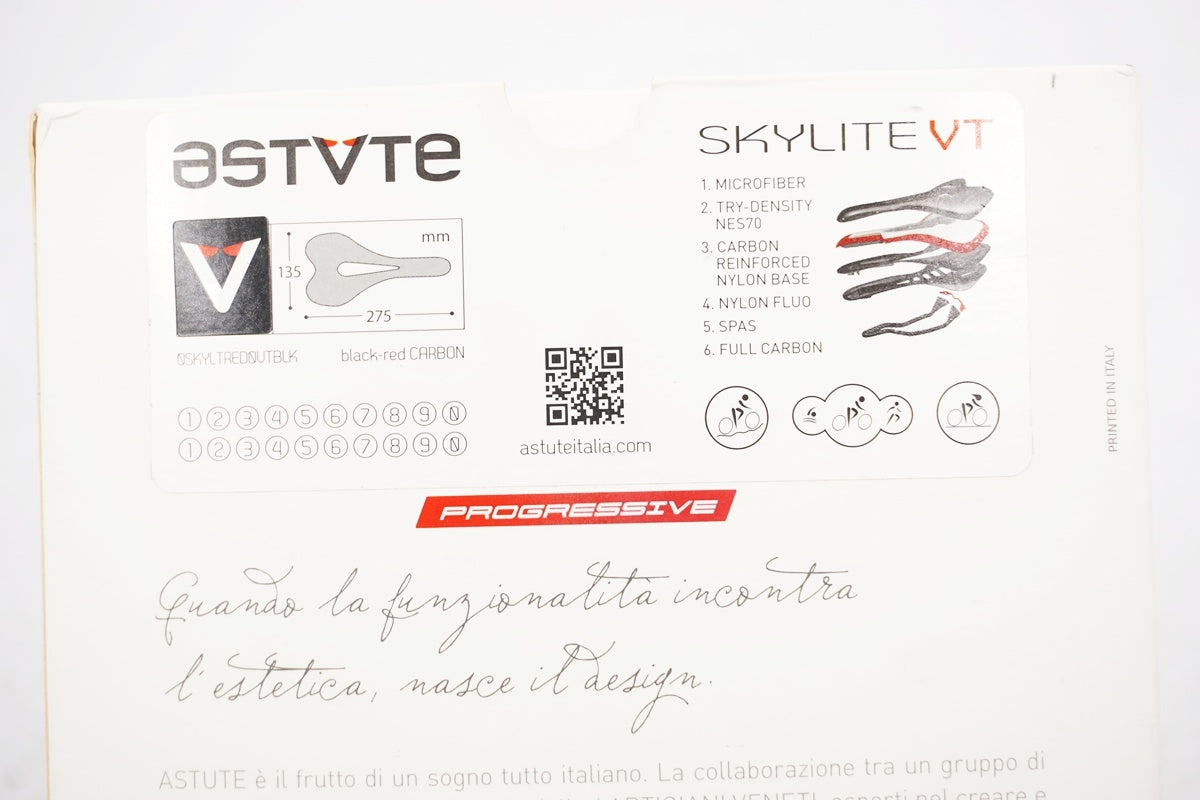 ASTUTE 「アスチュート」 SKYLITE VT CARBONIO サドル / 奈良店