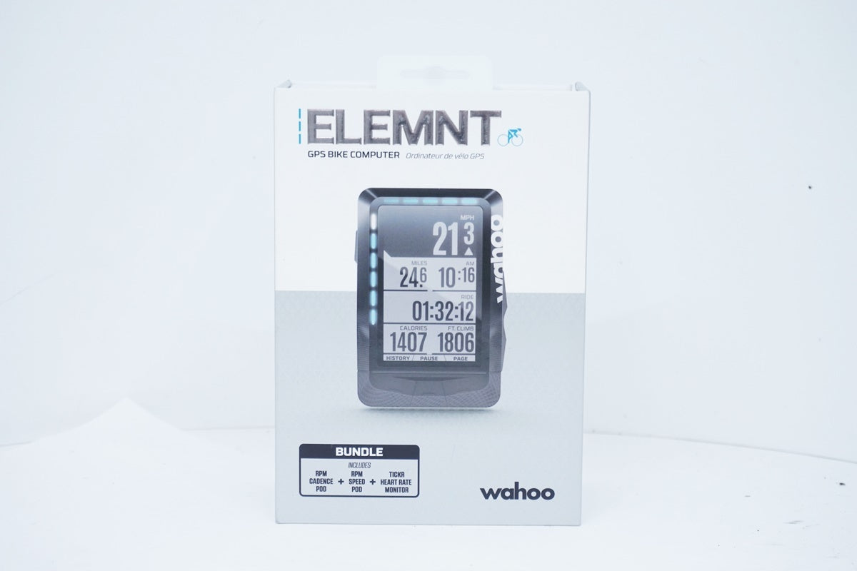 WAHOO 「ワフー」 ELEMENT GPS サイクルコンピューター / 大阪美原北インター店