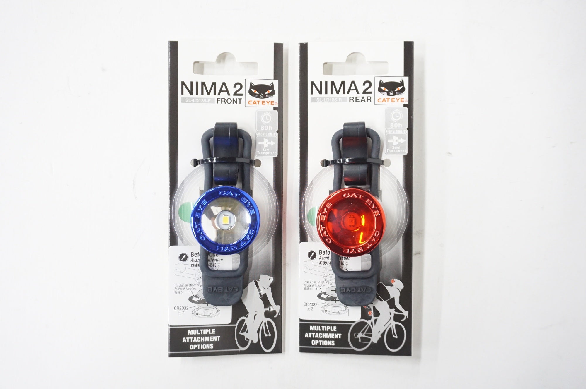CATEYE 「キャットアイ」 NIMA 2 SL-LD135 ライトセット / 阪急塚口店