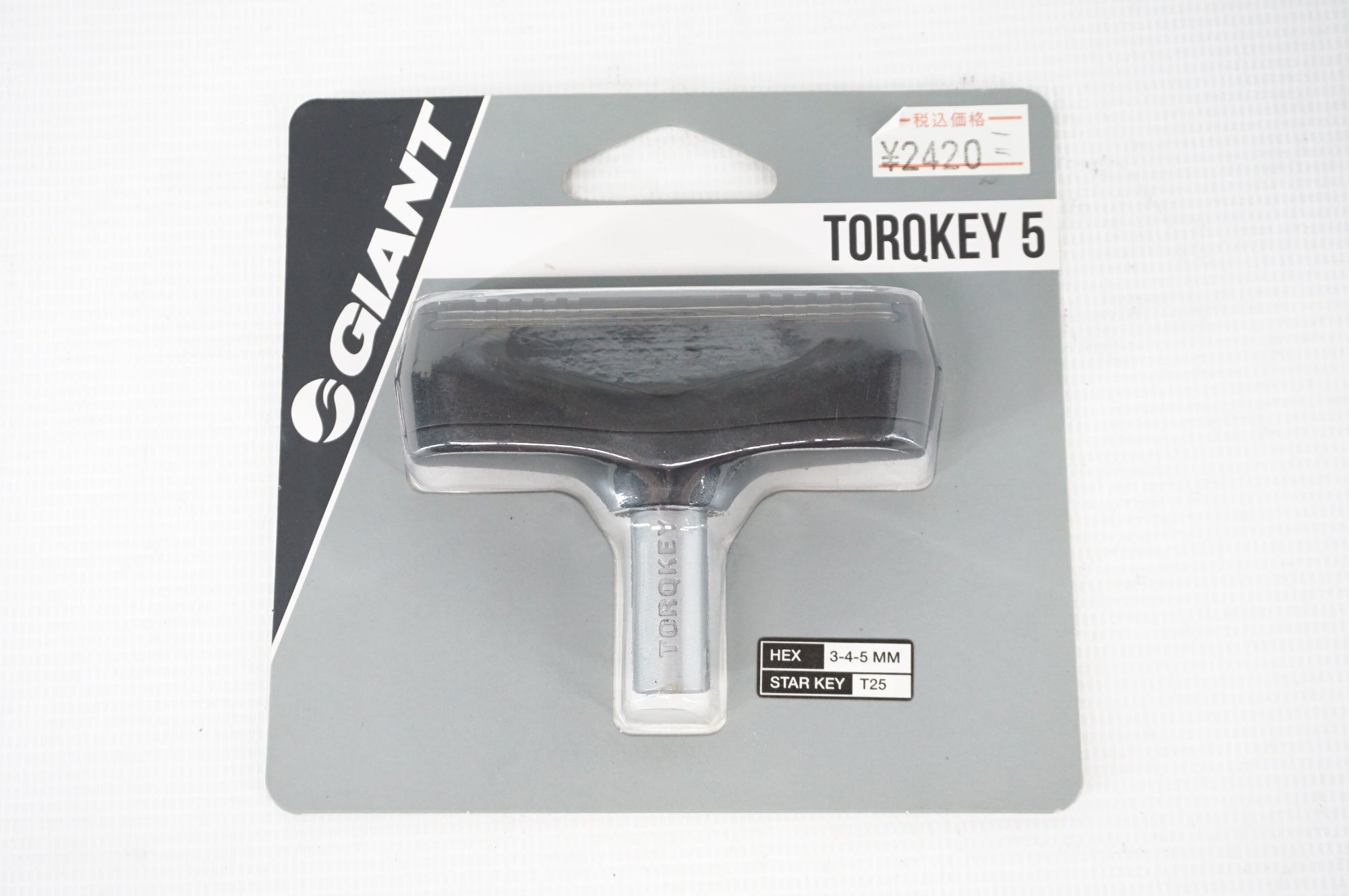 GIANT 「ジャイアント」 TORQKEY 5 5mN HEX/3-4-5mm+T2 トルクレンチ / 阪急塚口店