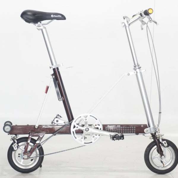 【極美品】CARRY ME　人気のオレンジ　8インチ　折り畳み自転車 極美品】CARRY ME 人気のオレンジ 8インチ 折り畳み自転車