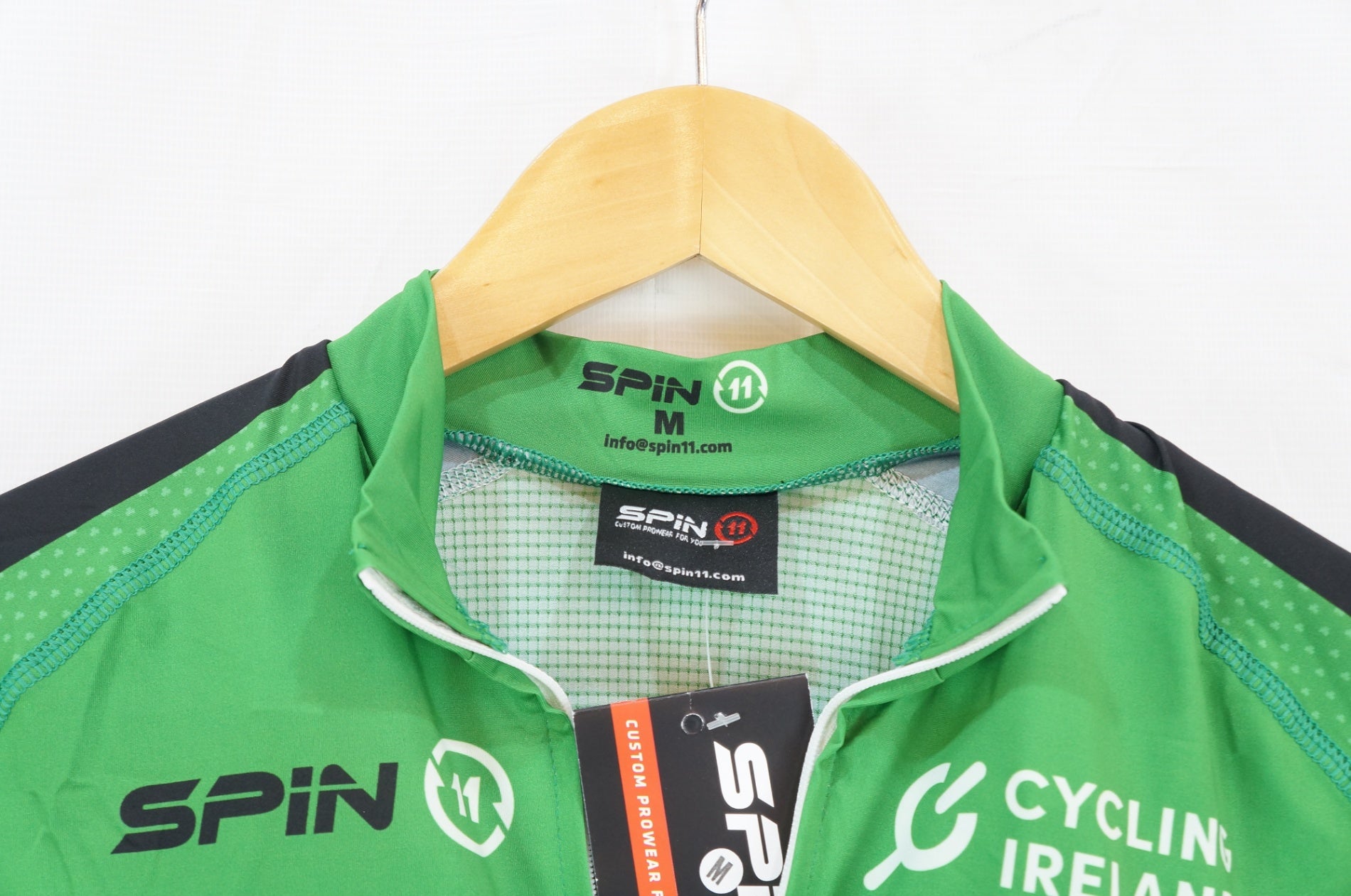 SPIN 11 「スピン11」 TEAM IRELAND SS JERSEY Mサイズ 上下セット / バイチャリ浦和ベース