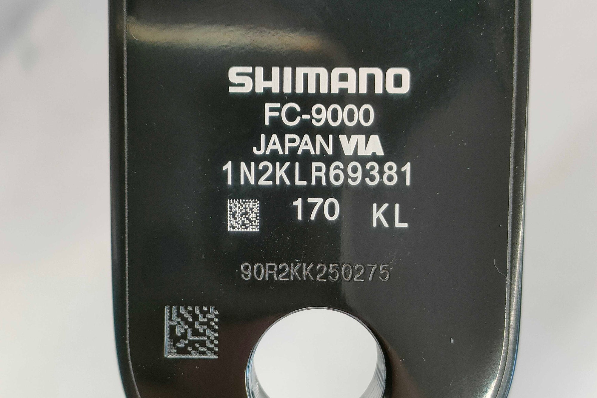 パーツ FC-9000 170mm 52-36 SHIMANO 「シマノ」 DURA ACE FC-9000 52-36T 170mm クランク