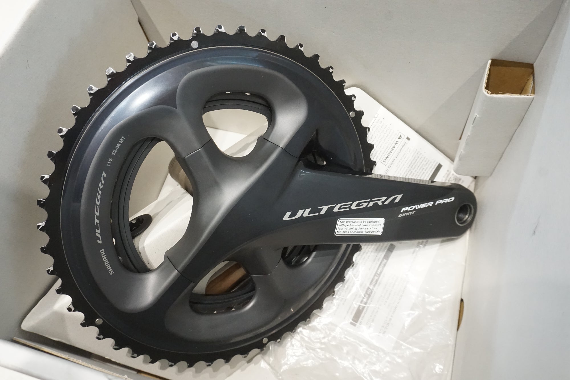 SHIMANO 「シマノ」 ULTEGRA FC-R8000 GIANT POWER PRO パワーメーター付き 52-36T 170mm クランクセット / 横浜戸塚店