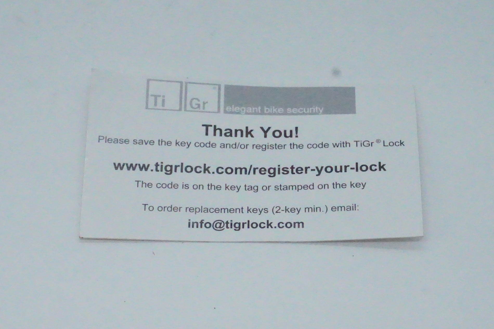 TIGR LOCK「タイガーロック」 カギ/ 京都西院店