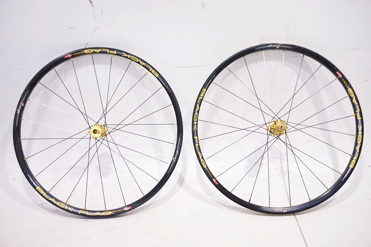 SUNRINGLE 「サンリングル」 BLACK FLAG PRO シマノ8.9速 ホイールセット/ 大阪門真店