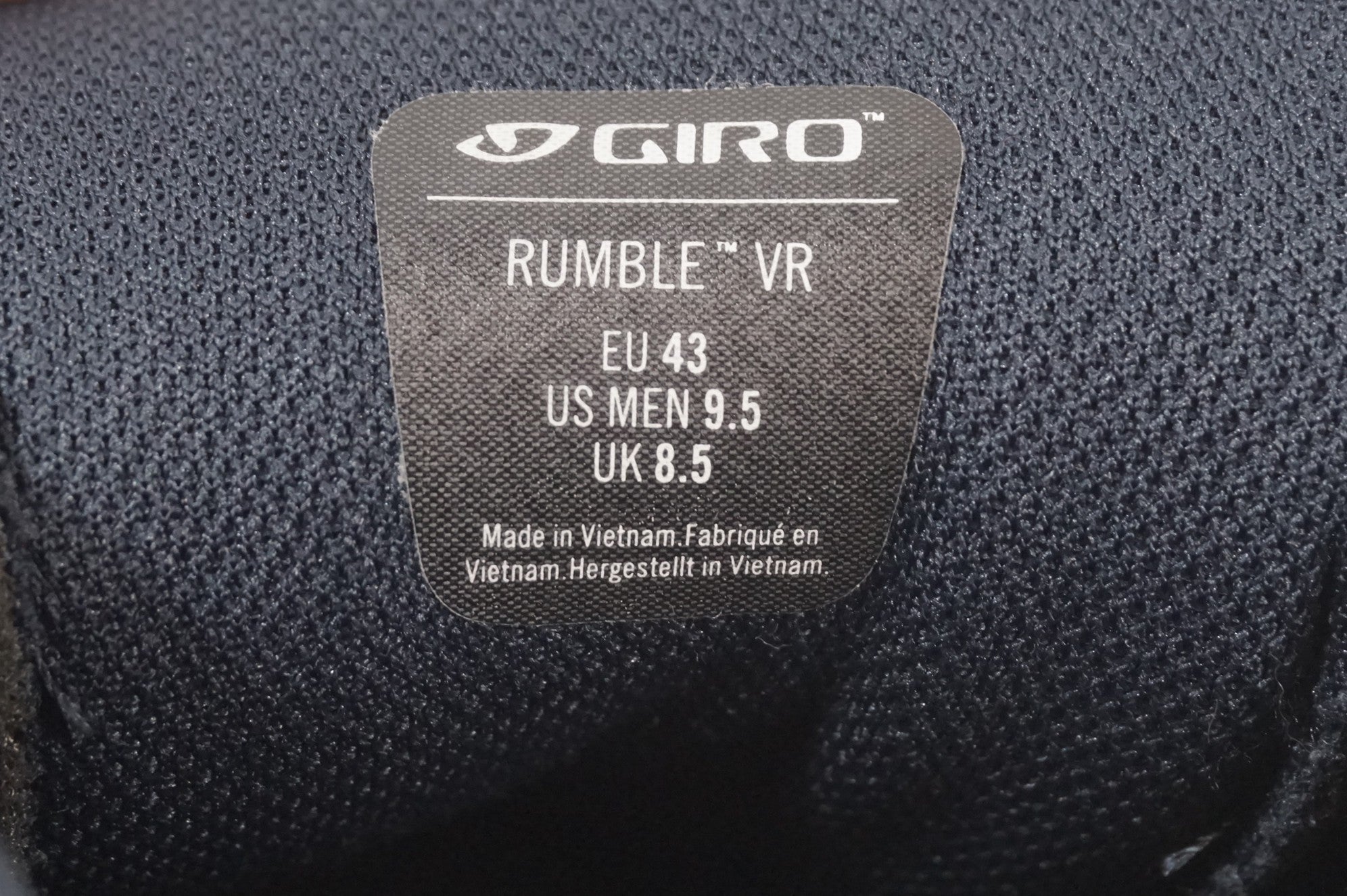 GIRO 「ジロ」 RUMBLE VR EU 43サイズ シューズ / 世田谷店