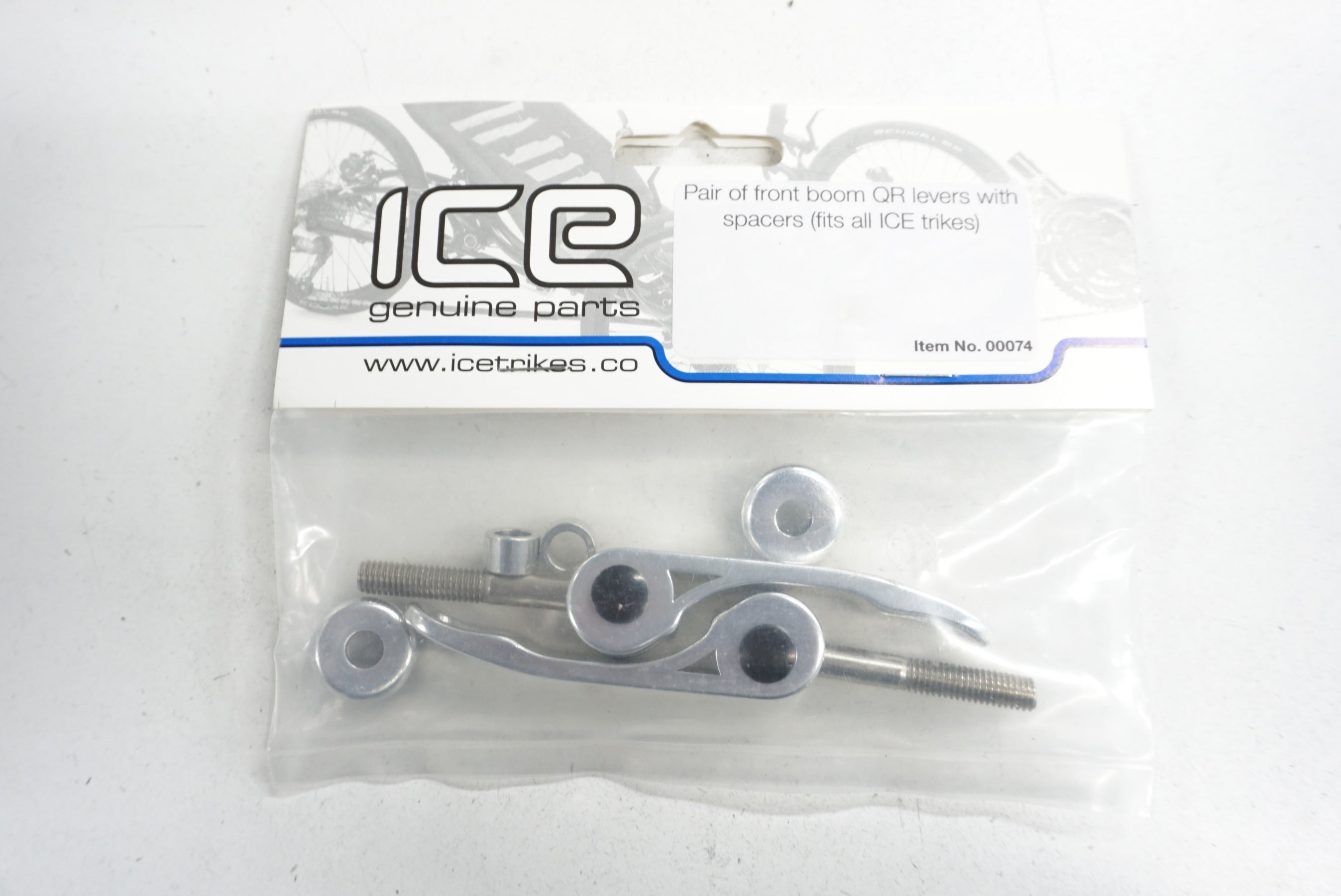 ICE 「アイス」 GENUINE PARTS PAIR FO FRONT BOOM QR LEVERS ICE TRIKES用 レバー /阪急塚口店