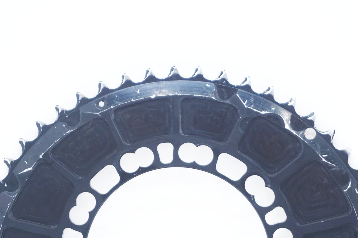ROTOR* no-q aero track chainring (black) - BLUE LUG ONLINE STORE