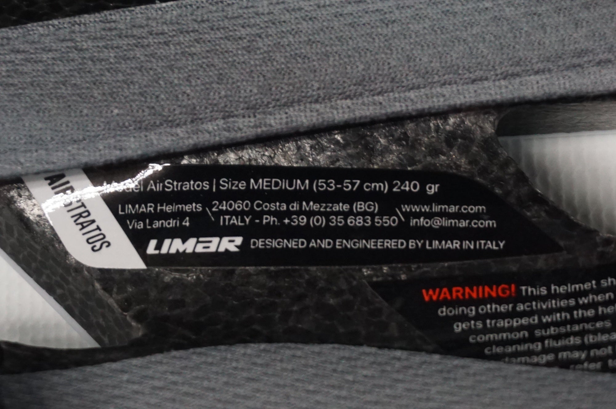 LIMAR 「リマール」 STRATOS Mサイズ ヘルメット / 阪急塚口店