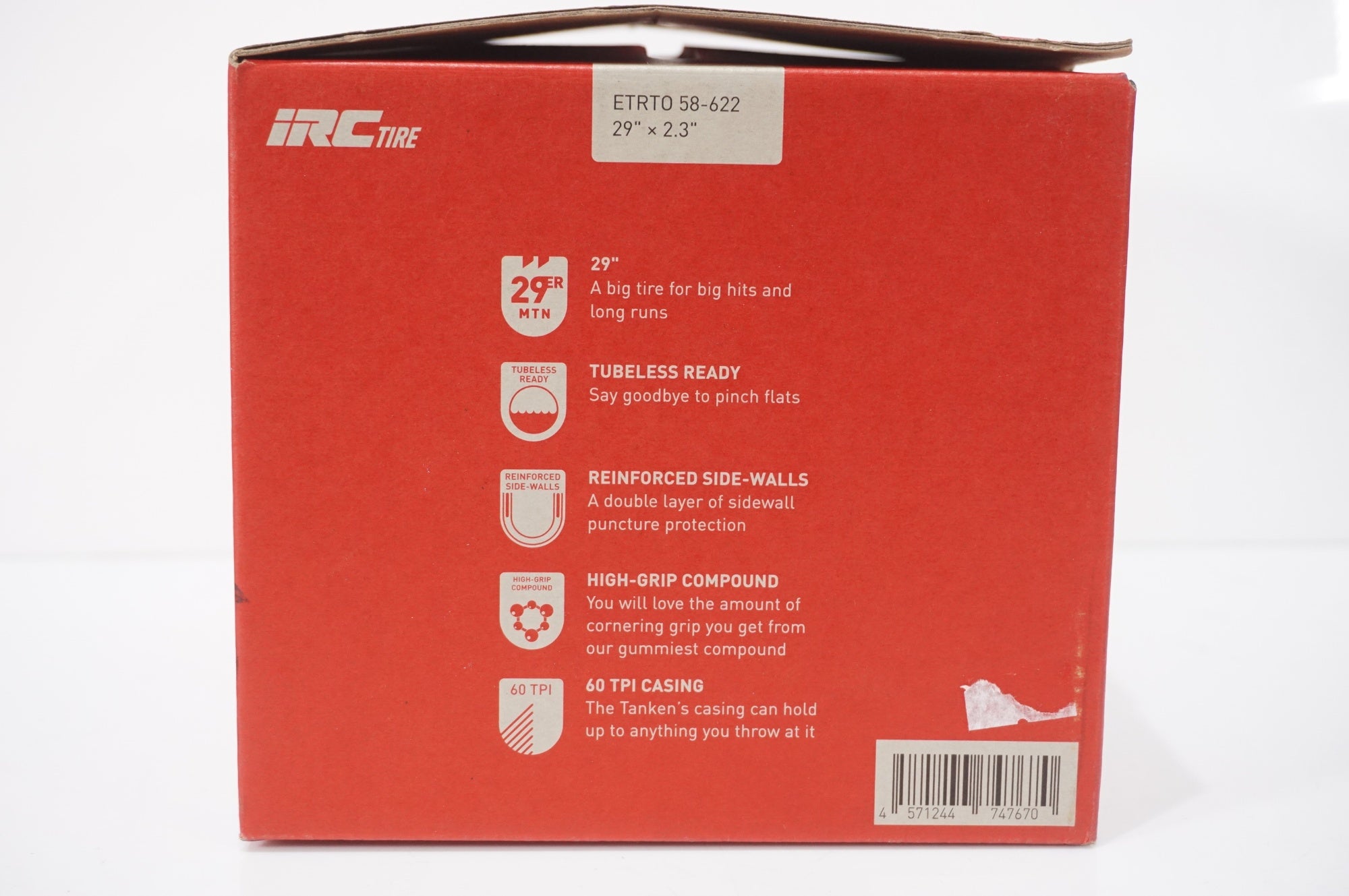 IRCTIRE 「アイ・アール・シー」 TANKEN 29"×2.3" タイヤ / AKIBA店