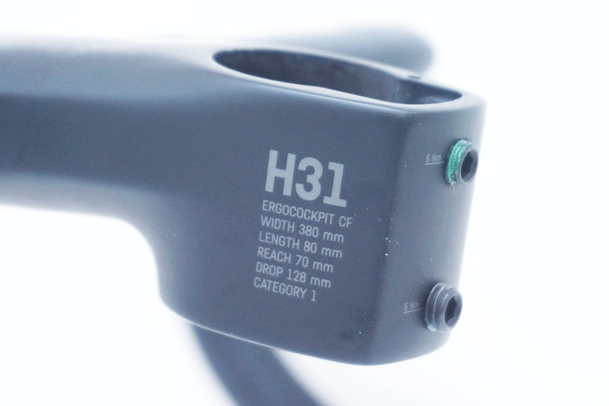 Canyon Ergocockpit H31 芯-芯380mm ステム70mm Canyon Ergocockpit H31 芯-芯380mm ステム70mm