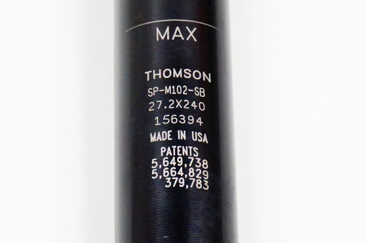 THOMSON 「トムソン」 MASTERPIECE SETBACK Φ27.2 240mm シートポスト / 名古屋大須店