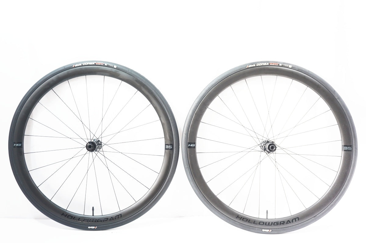 HOLLOWGRAM クリンチャータイヤ ホイール HOLLOWGRAM 「ホログラム」 HG 35 DISC シマノ11速 ホイールセット