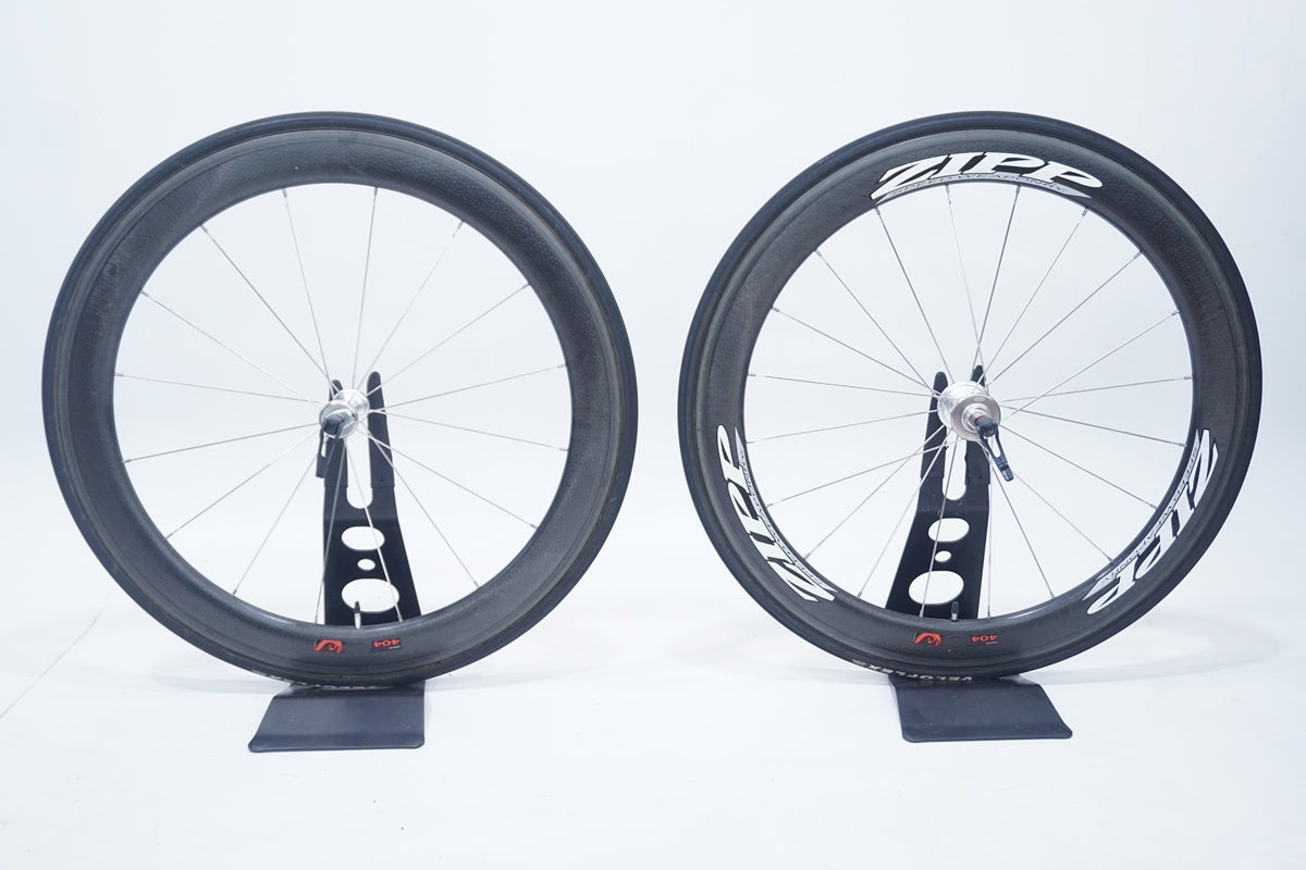 玄関先迄納品 404 ZIPP「ジップ」 FIRECRET ホイール シマノ10速 TUBULAR パーツ