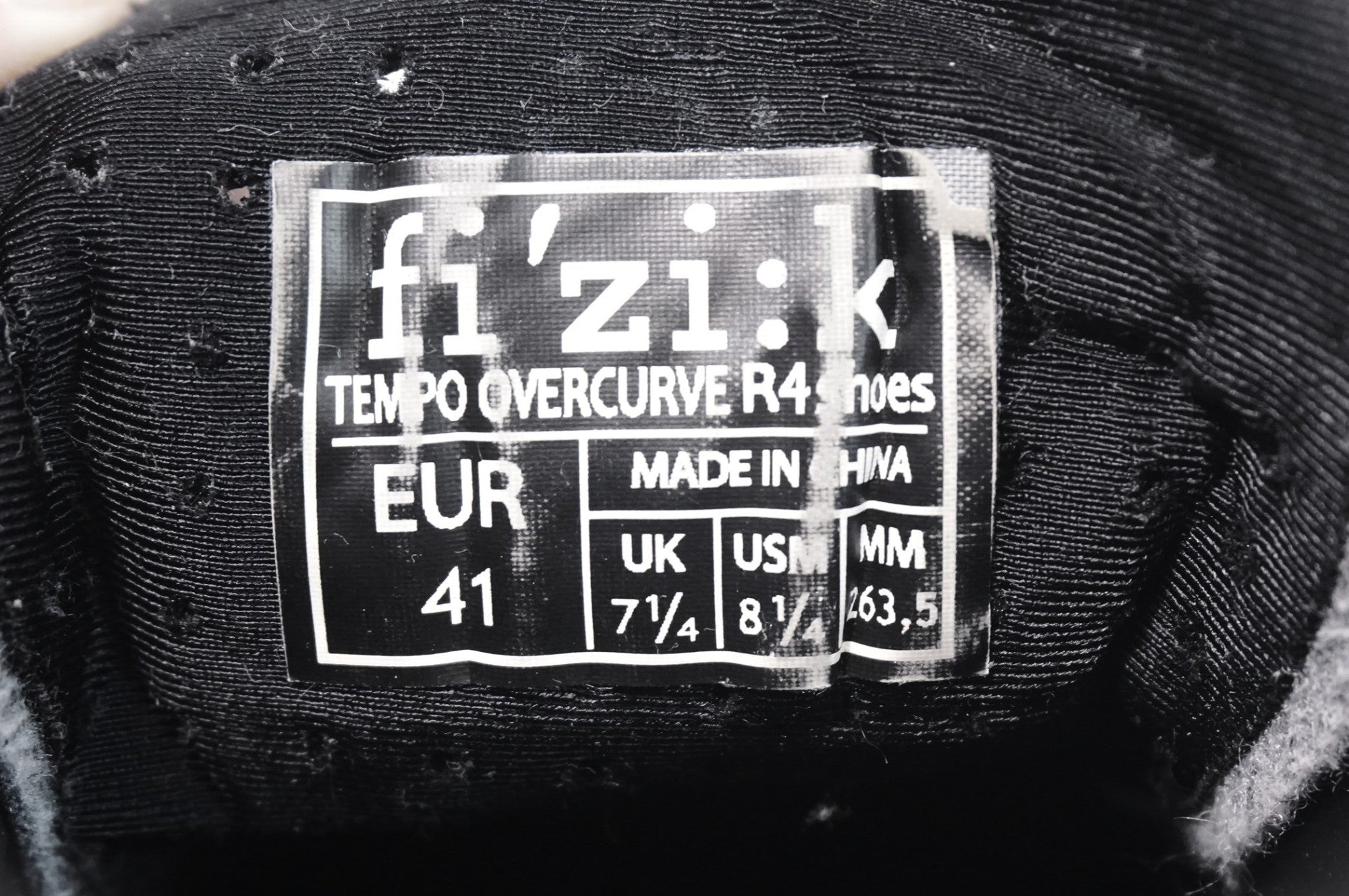 FIZIK 「フィジーク」 TEMPO OVERCURVE R4 EUR 41サイズ シューズ / 世田谷店