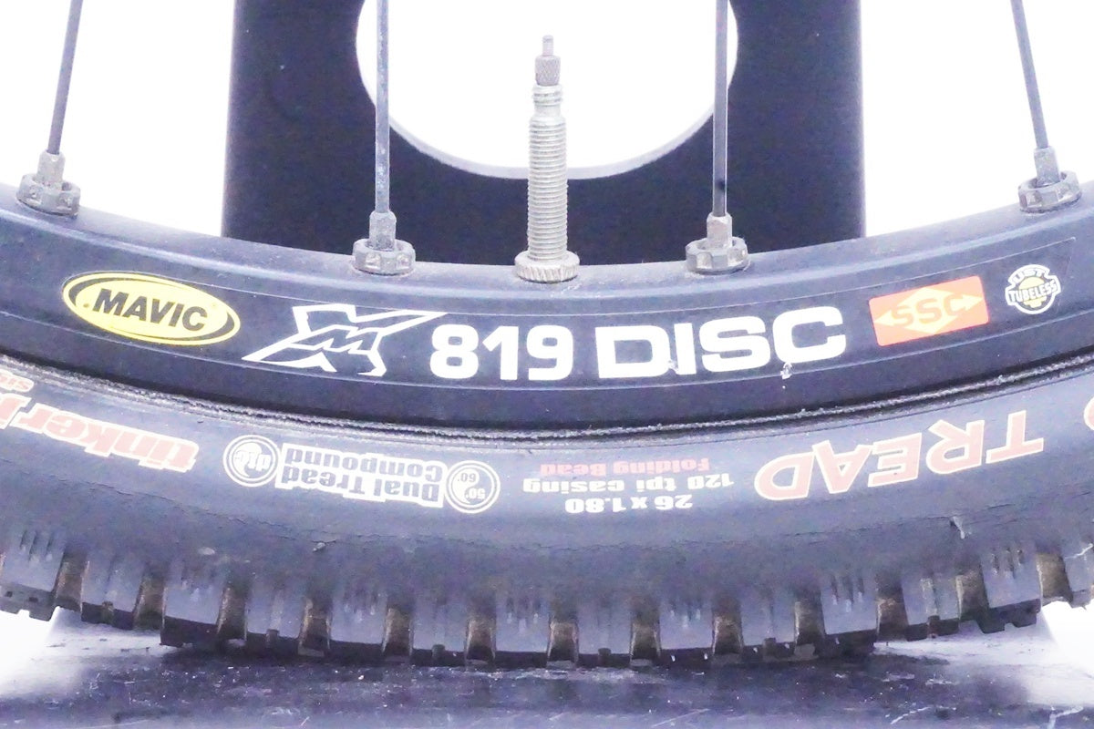 MAVIC「マビック」 819 SHIMANO DIORE XT M775 ハブ ホイールセット