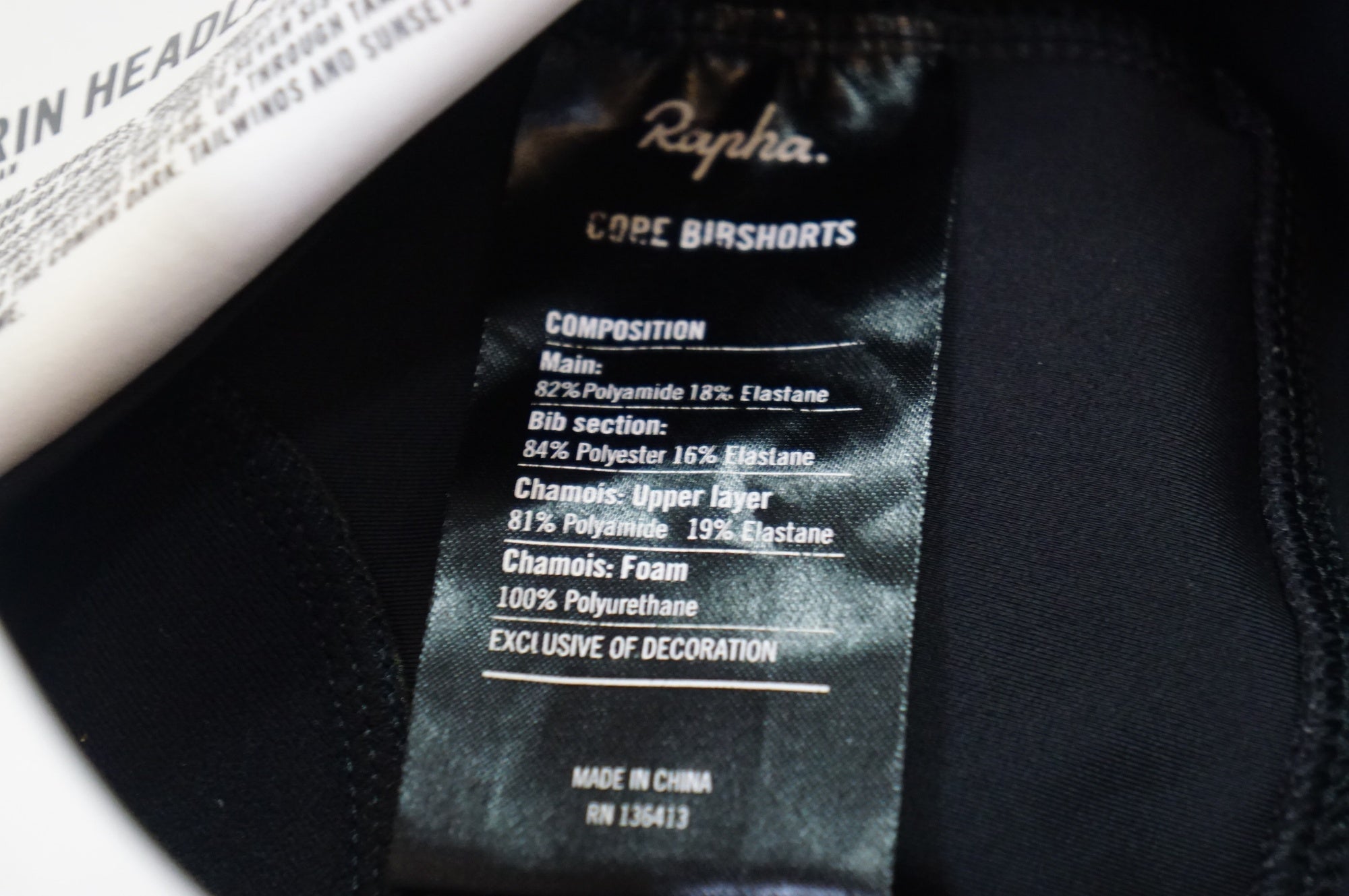 RAPHA 「ラファ」 CORE BIBSHORTS Mサイズ ビブショーツ / 熊谷本店