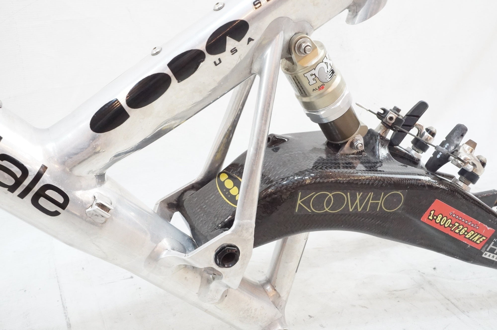 ジャンク CANNONDALE 「キャノンデール」 SUPER V1000 年式不明 フレームセット / バイチャリ浦和ベース
