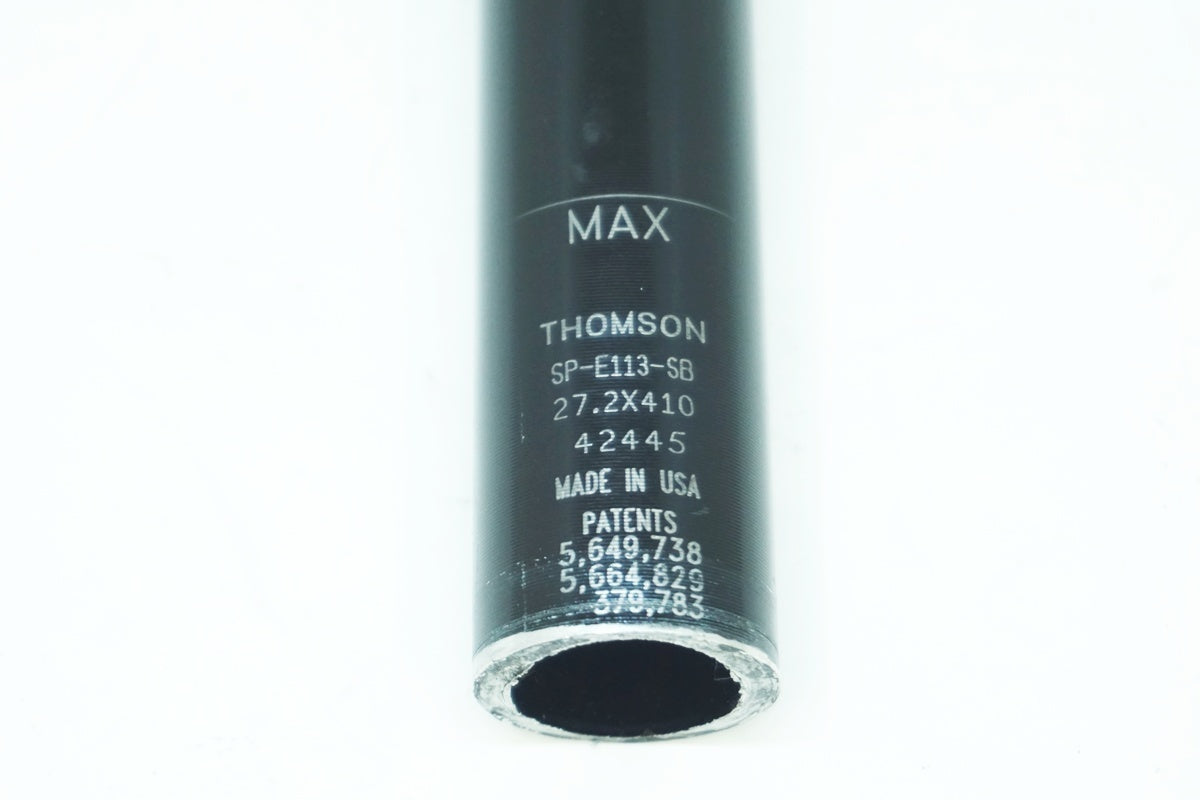 THOMSON 「トムソン」 SP-E113-SB Φ27.2 375mm シートポスト / 大阪美原北インター店