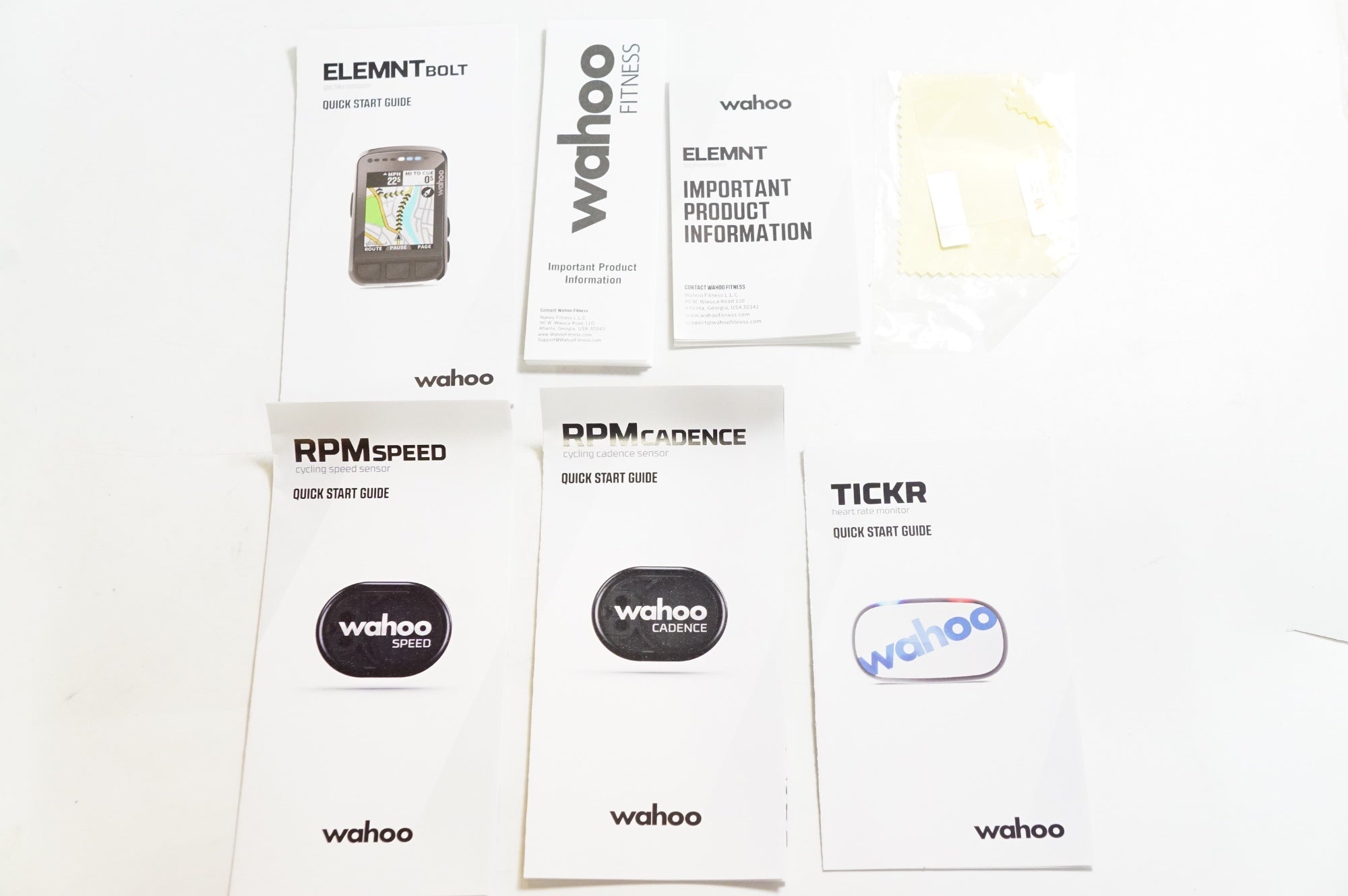 WAHOO 「ワフー」 ELEMNT BOLT V2 WFCC5 (センサーセット) サイクル