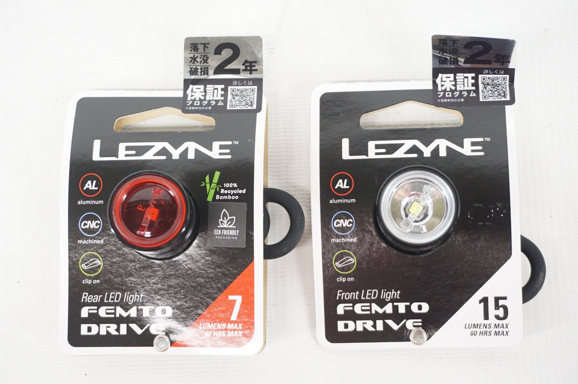 LEZYNE 「レザイン」 FEMTO DRIVE ライトセット / 阪急塚口店